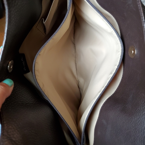 Authentic Christian Dior Vintage Brown Tote Bag - Picture 12 of 15